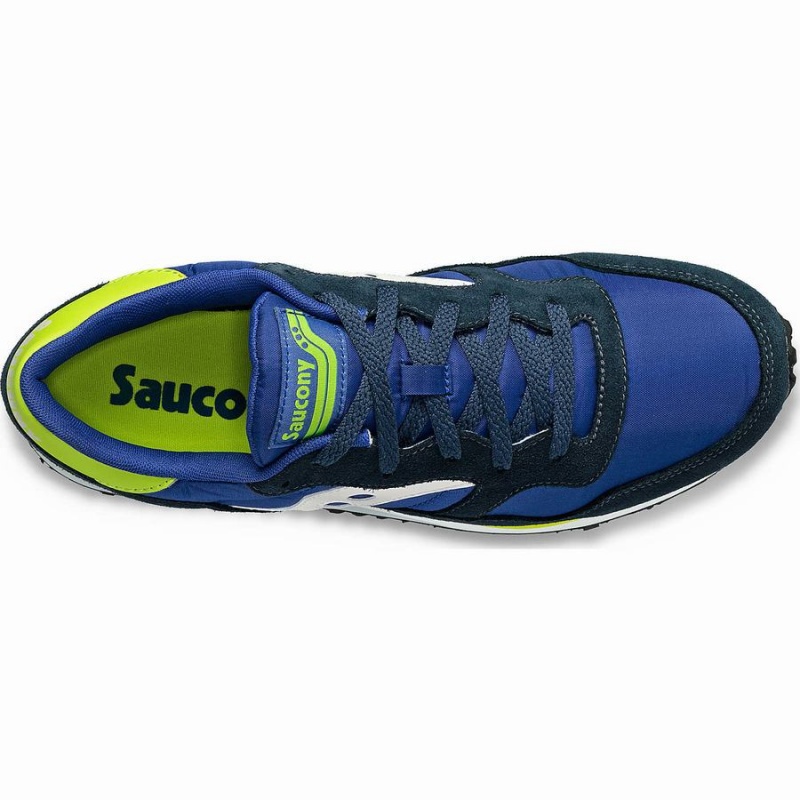 Men's Saucony DXN Trainer Sneakers Blue / White / Light Green | Australia S76581-V64