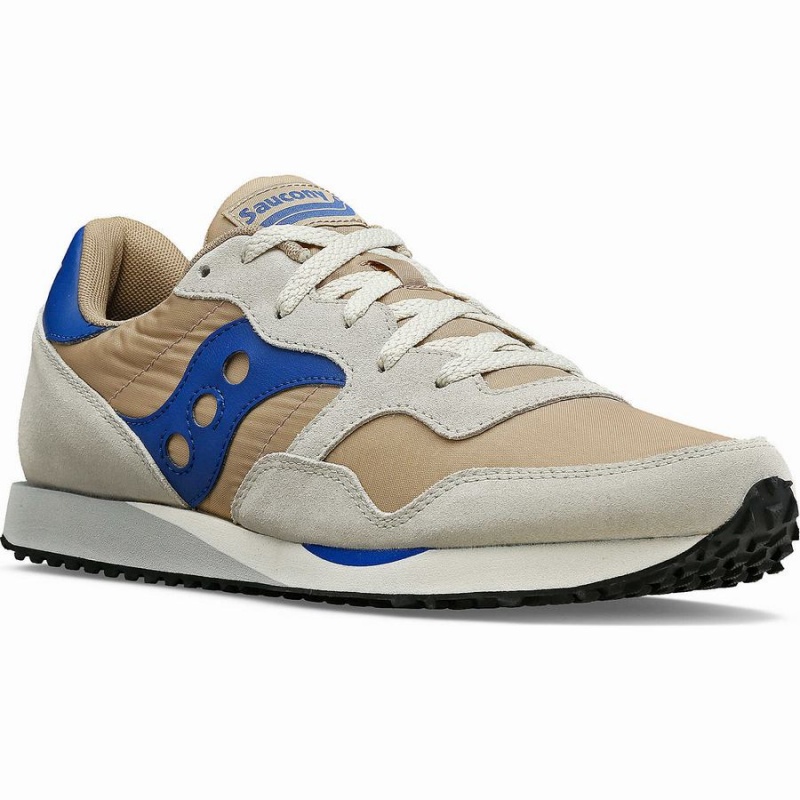 Men's Saucony DXN Trainer Sneakers Brown / Blue | Australia S47186-G60