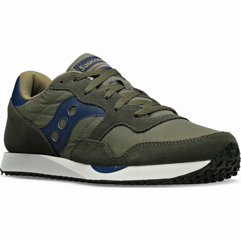 Men's Saucony DXN Trainer Sneakers Green / Navy | Australia S92573-Q70