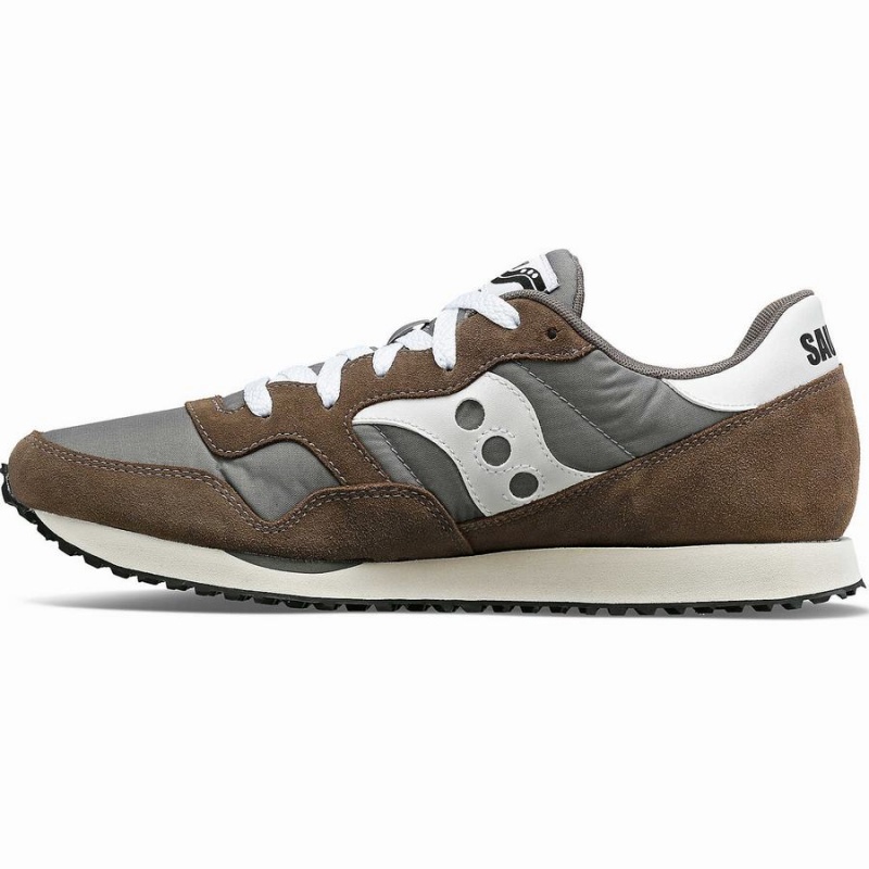 Men's Saucony DXN Trainer Sneakers Grey / White | Australia S51428-J69