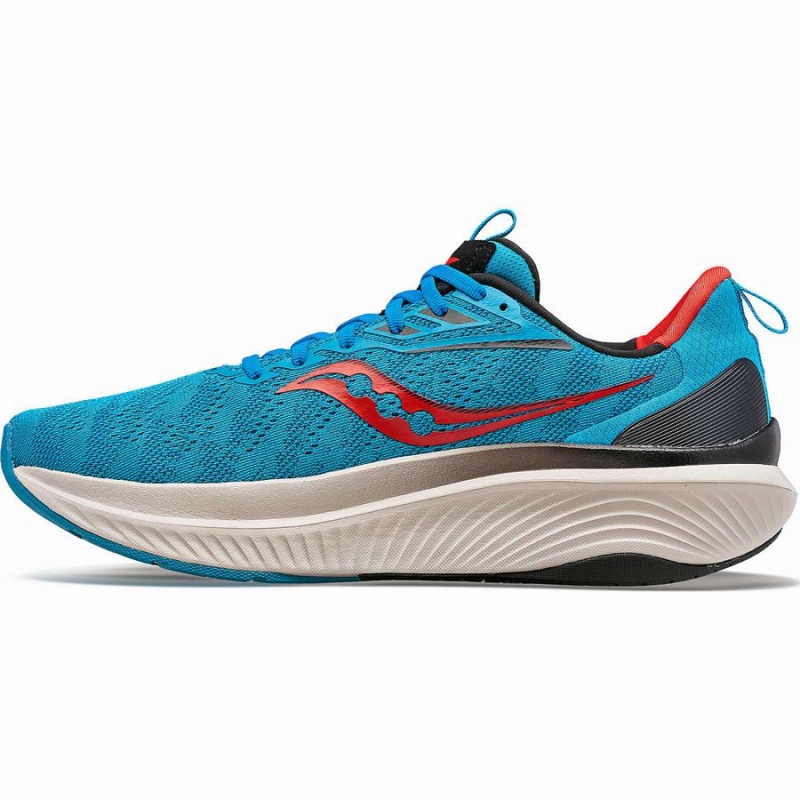 Men's Saucony Echelon 9 Running Shoes Blue | Australia S37659-Z07