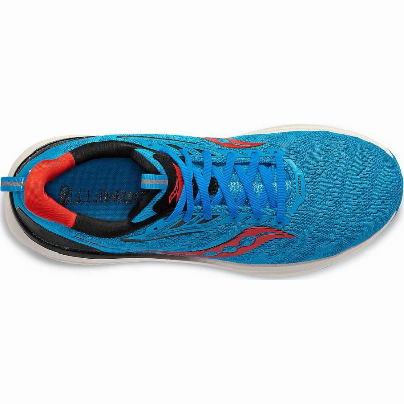 Men's Saucony Echelon 9 Running Shoes Blue | Australia S37659-Z07