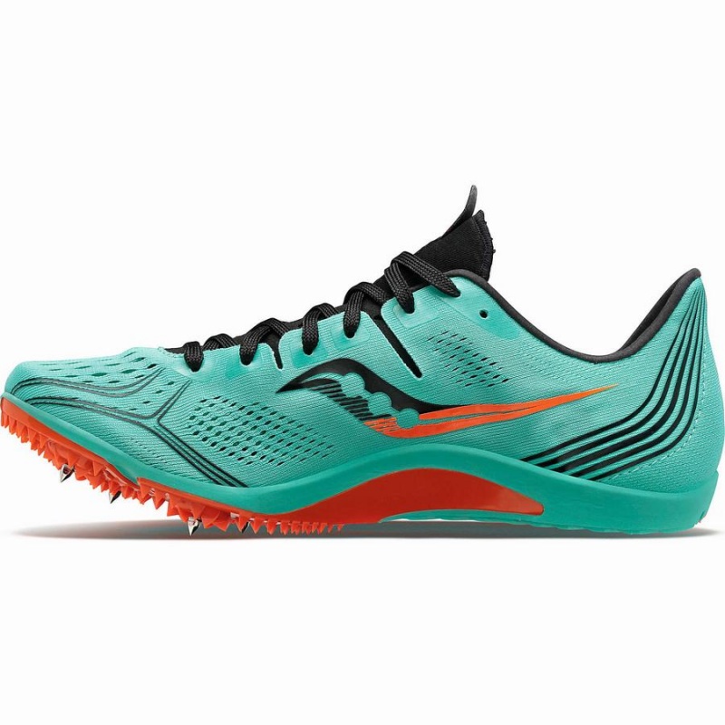 Men's Saucony Endorphin 3 Spike Track Spikes Mint / Black | Australia S64238-T71