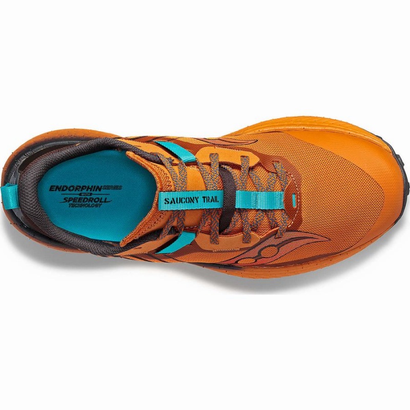 Men's Saucony Endorphin Edge Running Shoes Orange | Australia S27541-K37