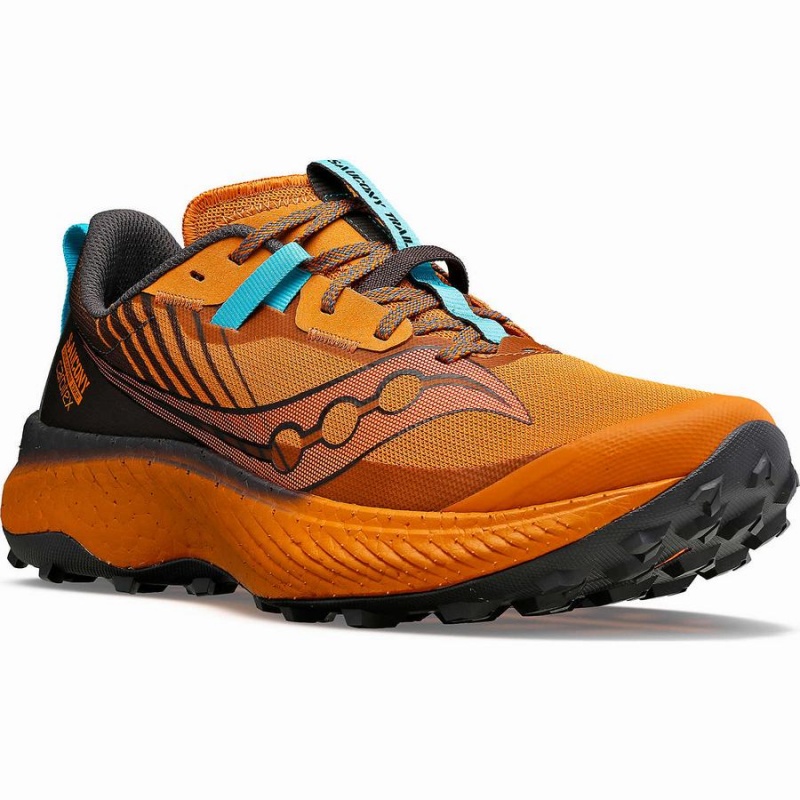 Men's Saucony Endorphin Edge Running Shoes Orange | Australia S27541-K37