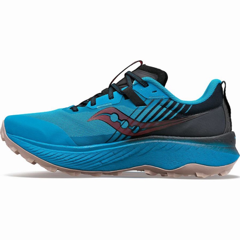 Men's Saucony Endorphin Edge Running Shoes Blue / Black | Australia S24956-L84