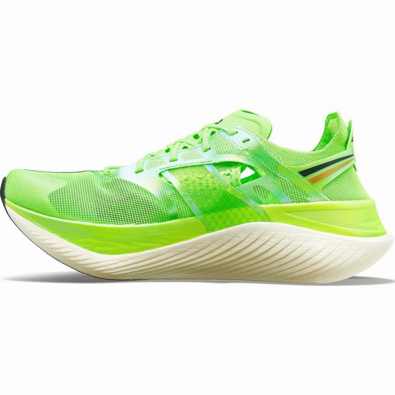 Men's Saucony Endorphin Elite Running Shoes Green | Australia S85610-H31