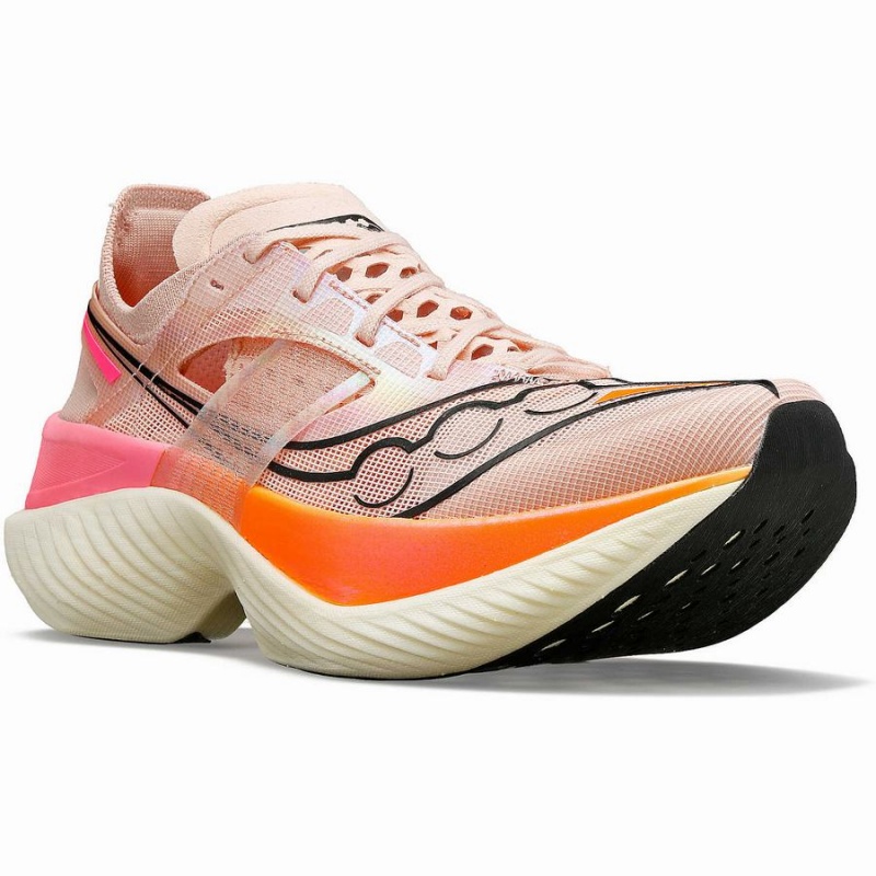 Men's Saucony Endorphin Elite Running Shoes Orange | Australia S10592-J25