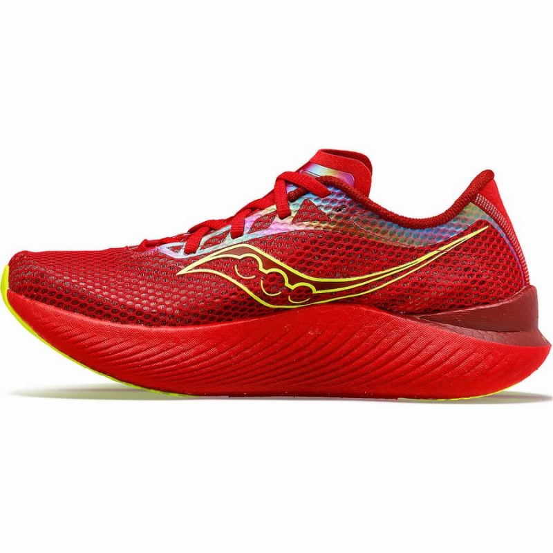 Men's Saucony Endorphin Pro 3 Running Shoes Red | Australia S47038-L59