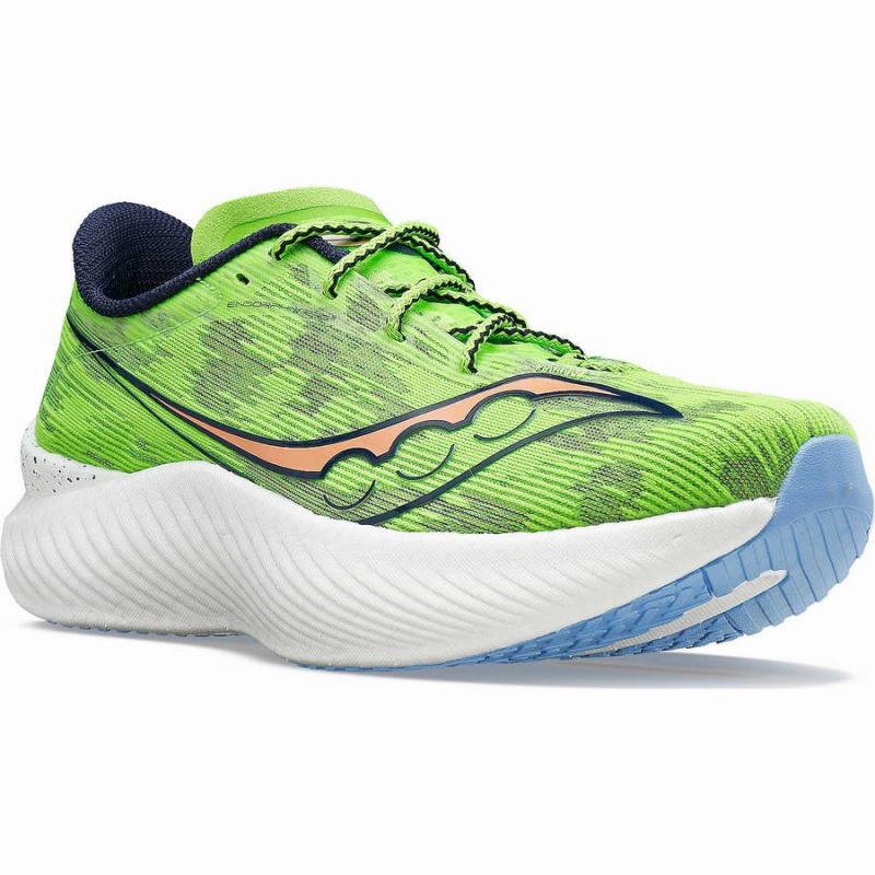 Men's Saucony Endorphin Pro 3 Running Shoes Green | Australia S04261-R02