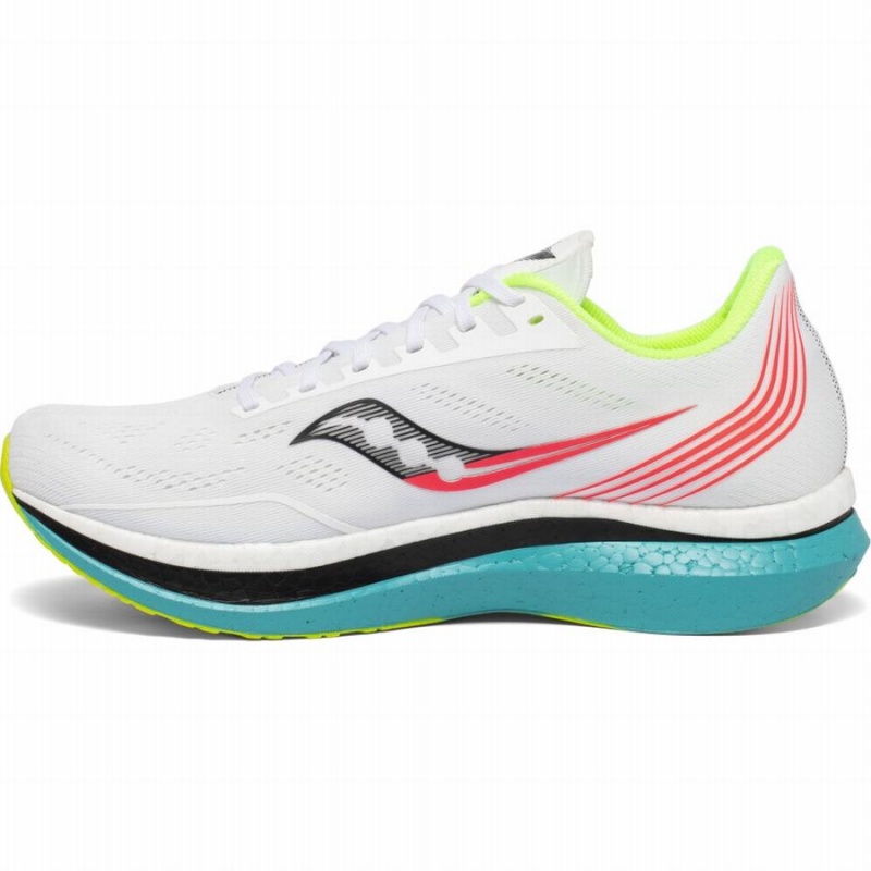 Men's Saucony Endorphin Pro Running Shoes White | Australia S21753-R84