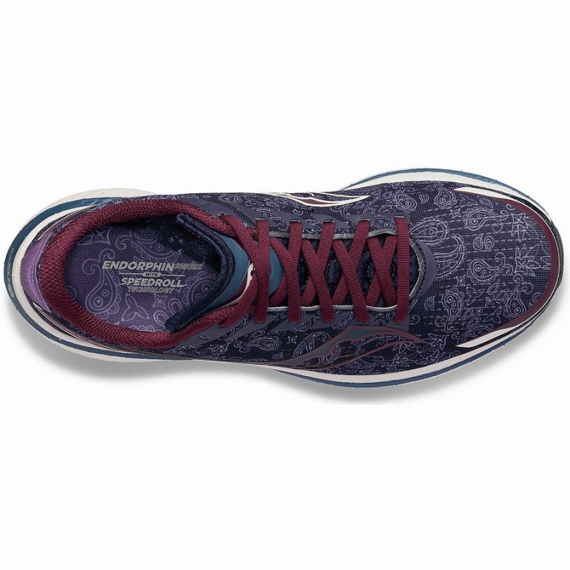 Men's Saucony Endorphin Speed 3 Northern Soul Running Shoes Purple | Australia S05947-X39