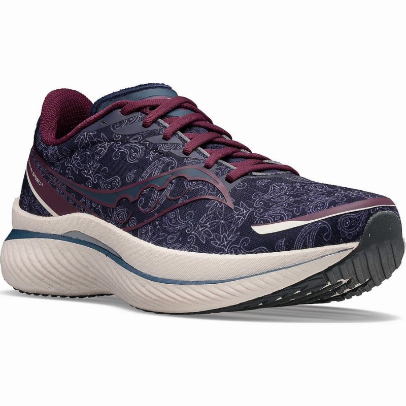 Men's Saucony Endorphin Speed 3 Northern Soul Running Shoes Purple | Australia S05947-X39