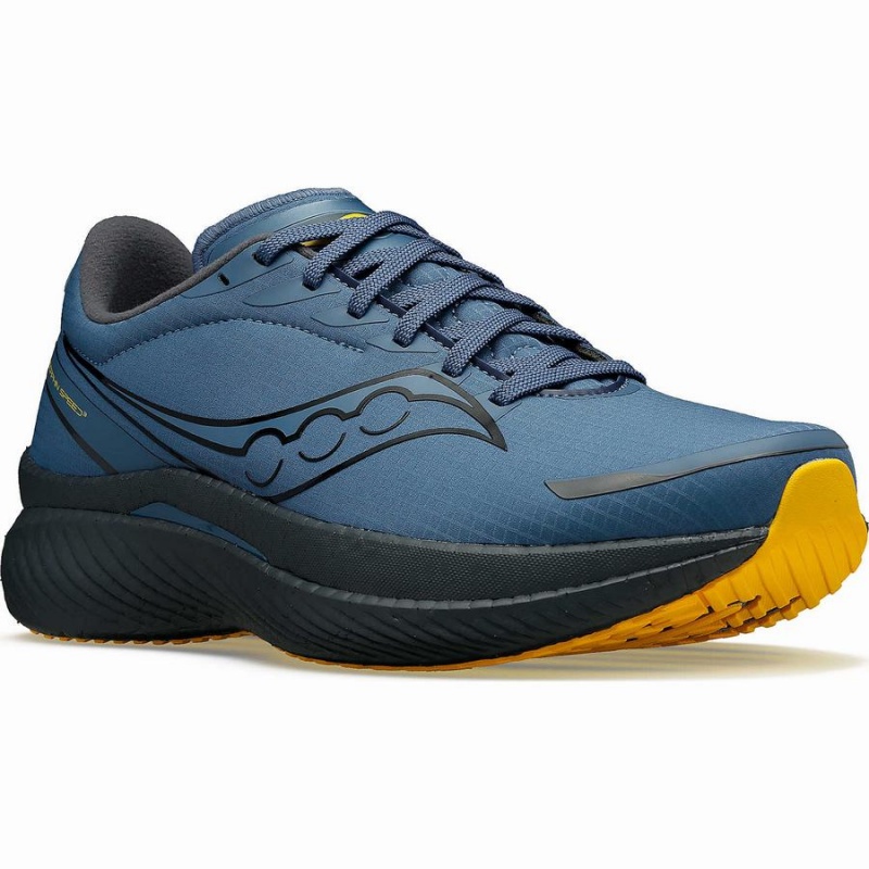 Men's Saucony Endorphin Speed 3 RUNSHIELD Running Shoes Blue | Australia S47318-F65