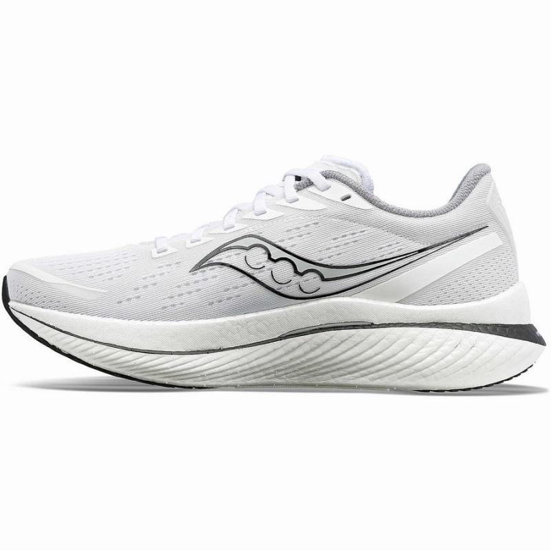 Men's Saucony Endorphin Speed 3 Running Shoes White / Black | Australia S01865-Q92