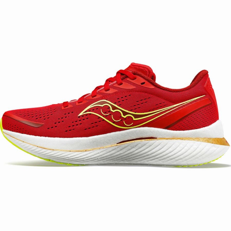 Men's Saucony Endorphin Speed 3 Running Shoes Red | Australia S56074-E07