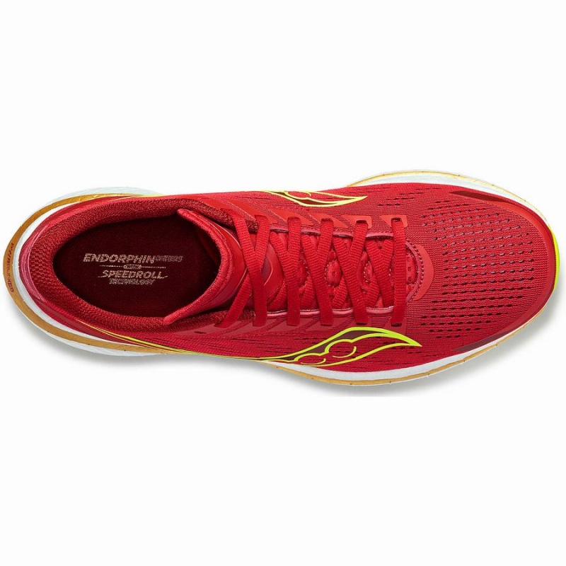 Men's Saucony Endorphin Speed 3 Running Shoes Red | Australia S56074-E07