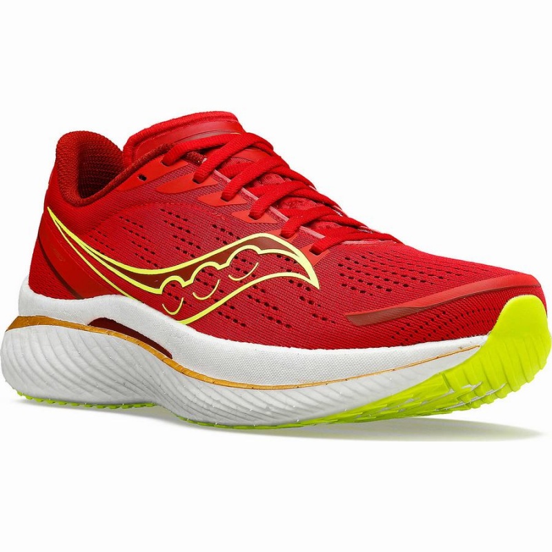 Men's Saucony Endorphin Speed 3 Running Shoes Red | Australia S56074-E07