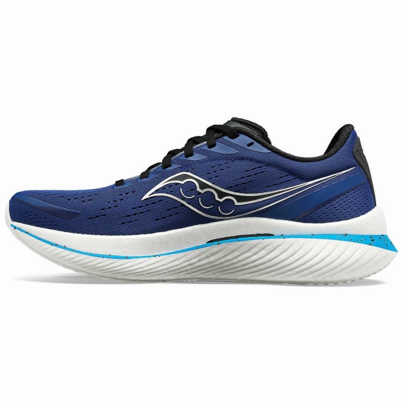 Men's Saucony Endorphin Speed 3 Running Shoes Indigo / Black | Australia S65987-T60