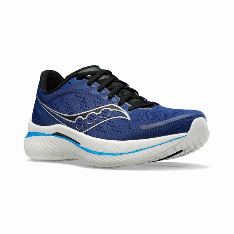 Men's Saucony Endorphin Speed 3 Running Shoes Indigo / Black | Australia S65987-T60