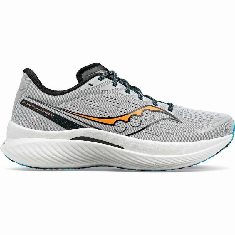 Men\'s Saucony Endorphin Speed 3 Running Shoes Grey | Australia S57693-P50