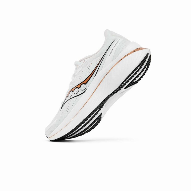 Men's Saucony Endorphin Speed 3 Running Shoes White / Gold | Australia S76852-X62