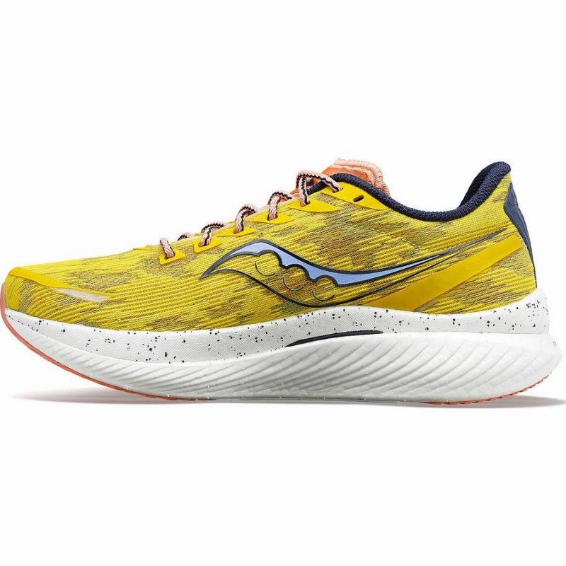 Men's Saucony Endorphin Speed 3 Running Shoes Yellow | Australia S68940-C96