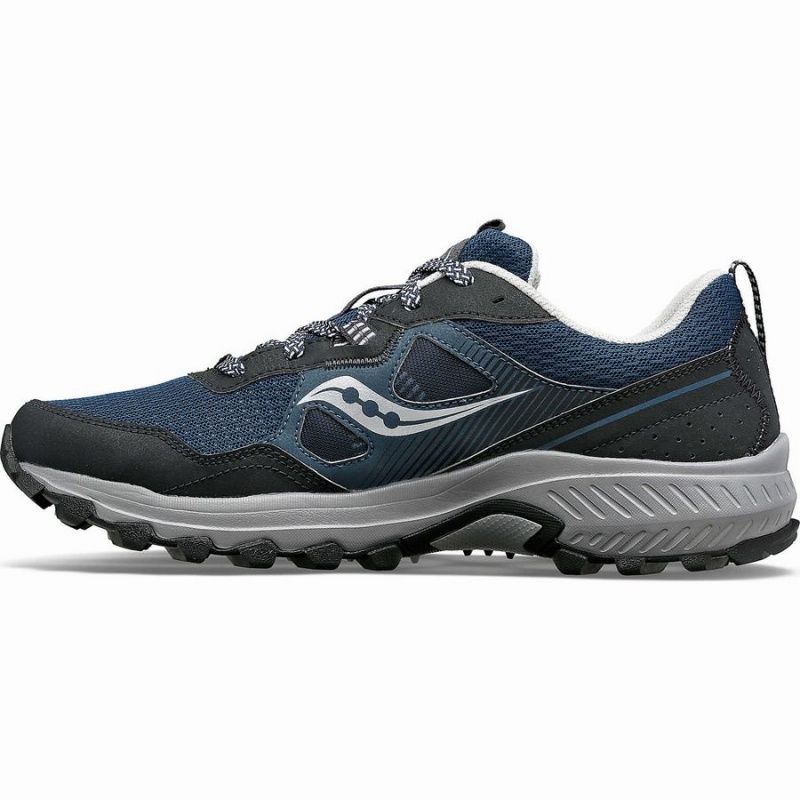 Men's Saucony Excursion TR16 Trail Running Shoes Navy / Silver | Australia S02948-U63