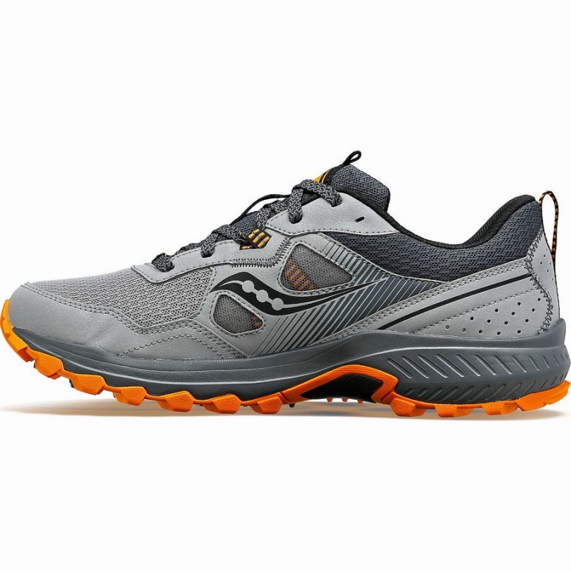 Men's Saucony Excursion TR16 Trail Running Shoes Grey / Orange | Australia S75319-P81