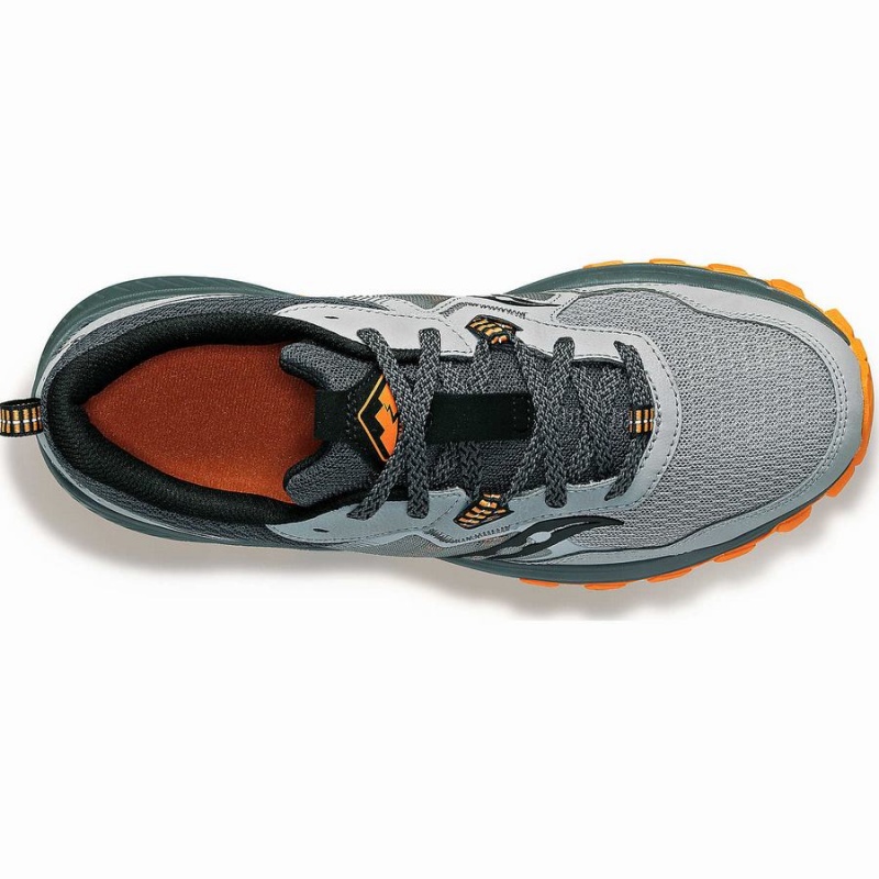 Men's Saucony Excursion TR16 Trail Running Shoes Grey / Orange | Australia S75319-P81