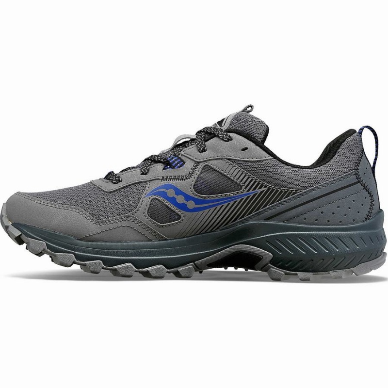 Men's Saucony Excursion TR16 Trail Running Shoes Grey / Blue | Australia S07162-Z04