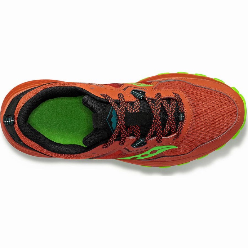 Men's Saucony Excursion TR16 Trail Running Shoes Orange / Green | Australia S28341-B43