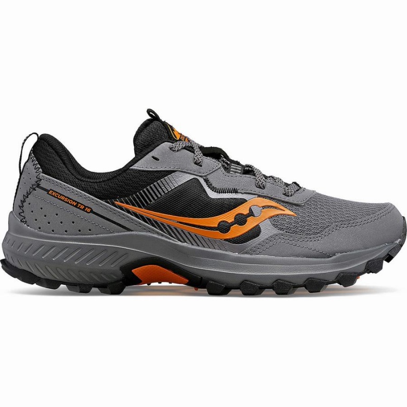 Men\'s Saucony Excursion TR16 Trail Running Shoes Grey | Australia S32058-N75