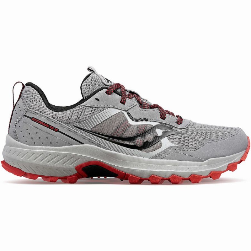 Men\'s Saucony Excursion TR16 Trail Running Shoes Grey / Orange | Australia S37206-A26