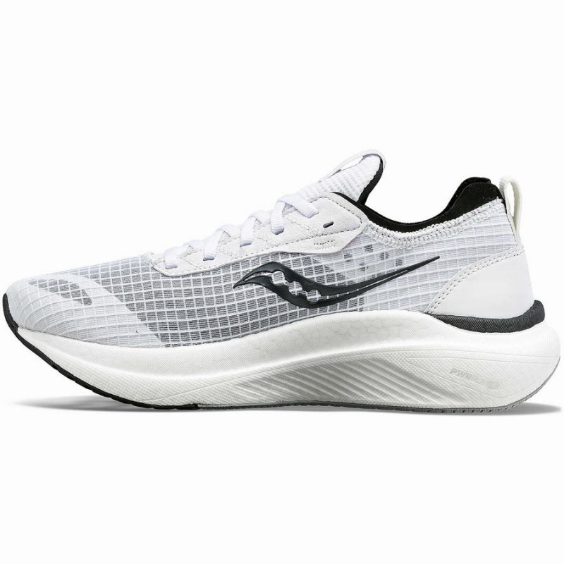 Men's Saucony Freedom Crossport Running Shoes White / Black | Australia S73452-U14