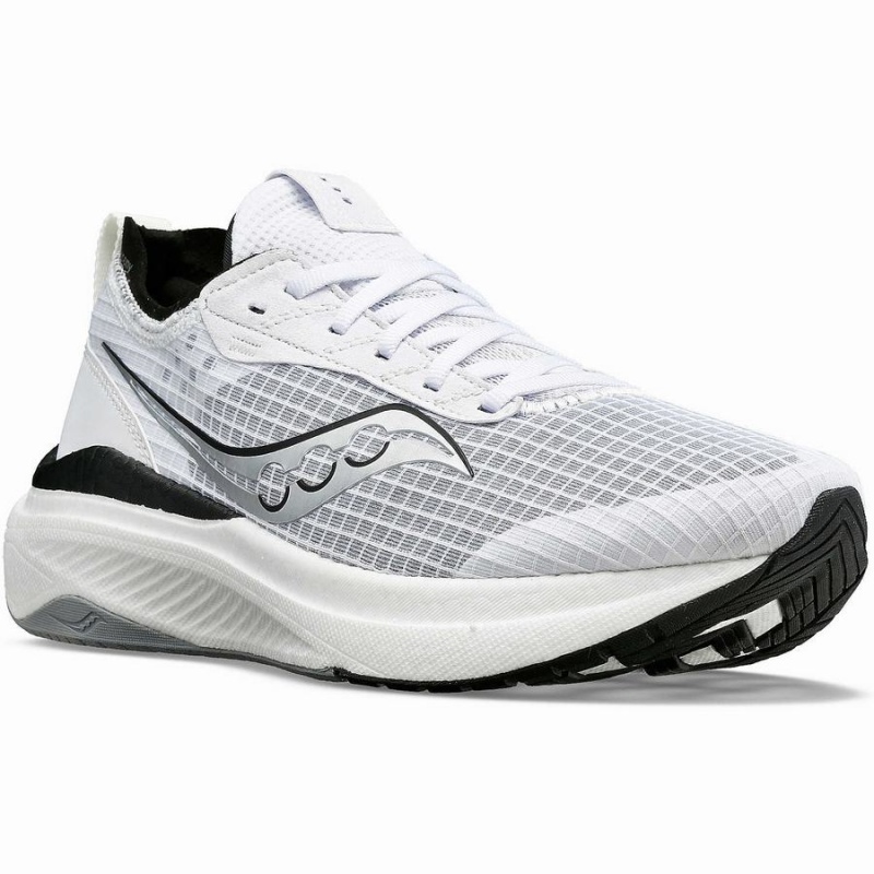 Men's Saucony Freedom Crossport Running Shoes White / Black | Australia S73452-U14