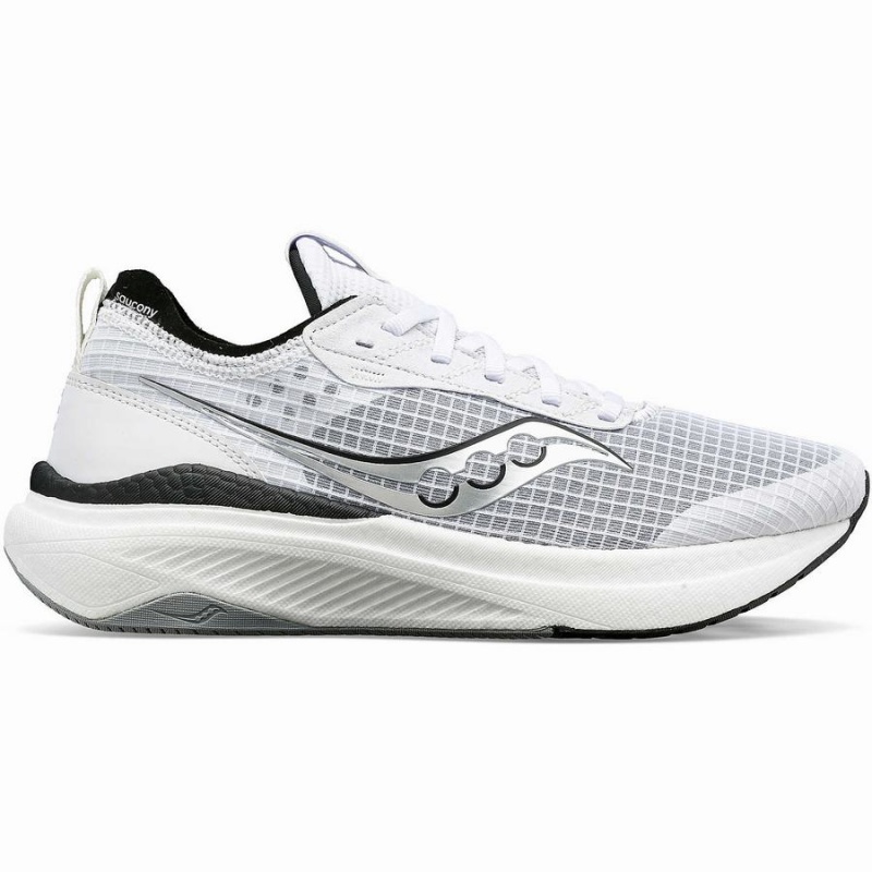 Men\'s Saucony Freedom Crossport Running Shoes White / Black | Australia S73452-U14