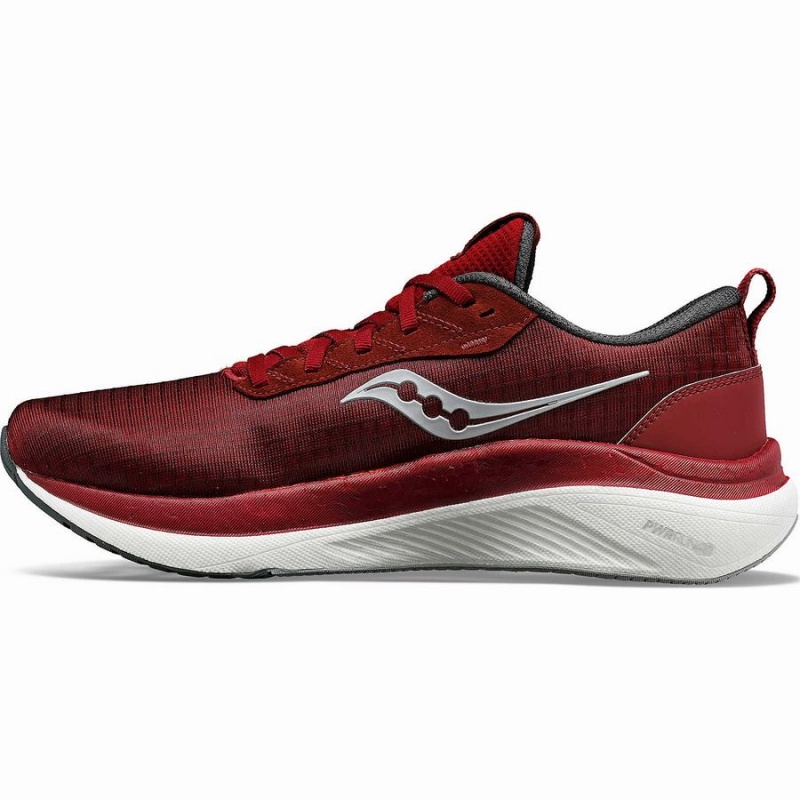 Men's Saucony Freedom Crossport Running Shoes Red / Grey | Australia S41025-P14