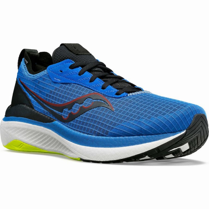 Men's Saucony Freedom Crossport Running Shoes Blue / Black | Australia S36094-C23