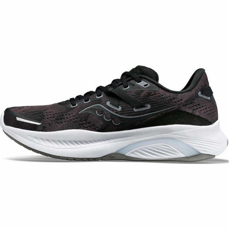 Men's Saucony Guide 16 Running Shoes Black / White | Australia S05637-K46