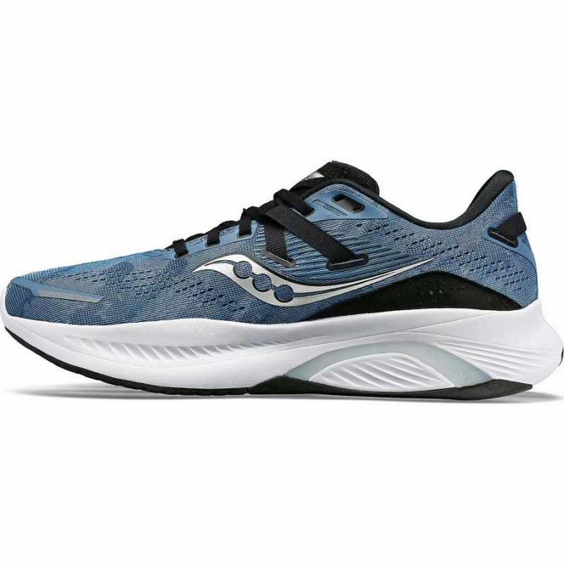 Men's Saucony Guide 16 Running Shoes Blue / Black | Australia S63159-A83