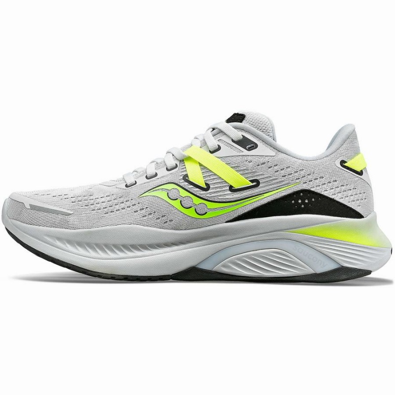 Men's Saucony Guide 16 Running Shoes Grey / Green | Australia S06149-W46