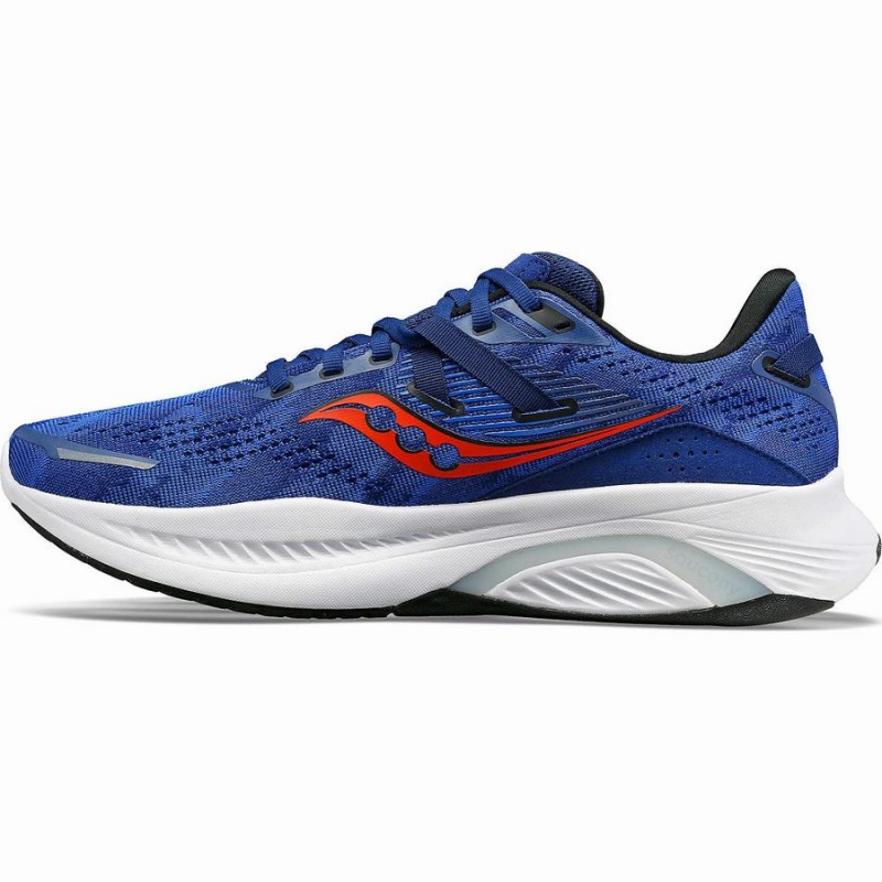 Men's Saucony Guide 16 Running Shoes Indigo / Black | Australia S60742-S17