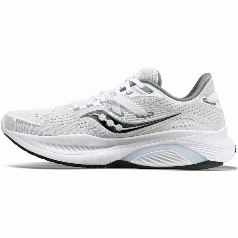 Men's Saucony Guide 16 Running Shoes White / Black | Australia S80942-M16