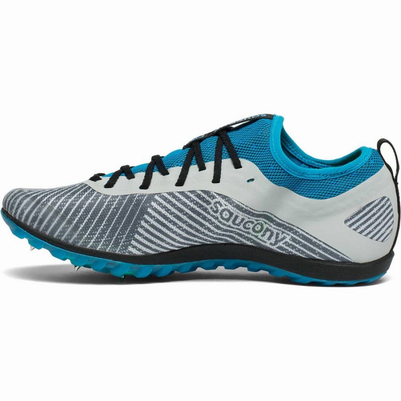 Men's Saucony Havok XC 2 Spike Track Spikes Grey / Blue | Australia S45793-B62