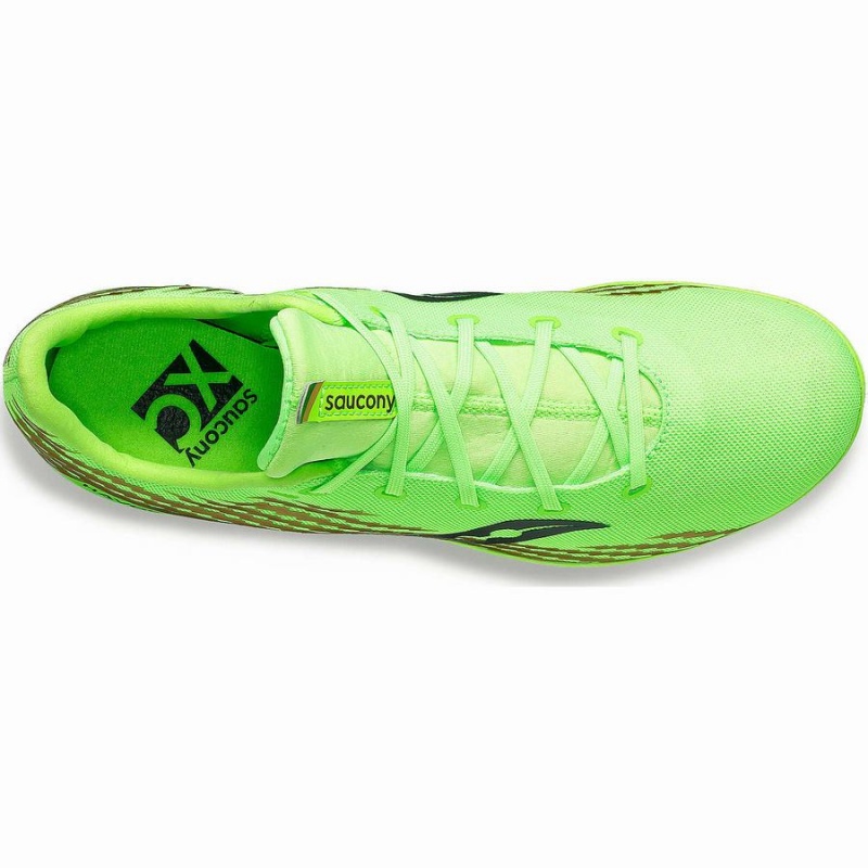 Men's Saucony Havok XC 3 Flat Track Spikes Green | Australia S13264-E45