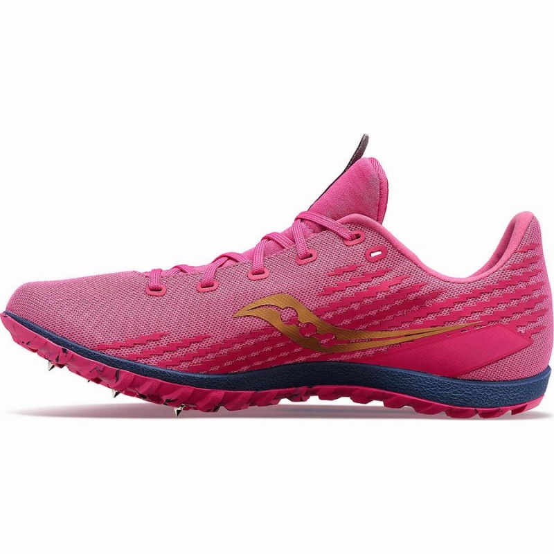 Men's Saucony Havok XC 3 Spike Track Spikes Pink / Navy | Australia S47593-L94