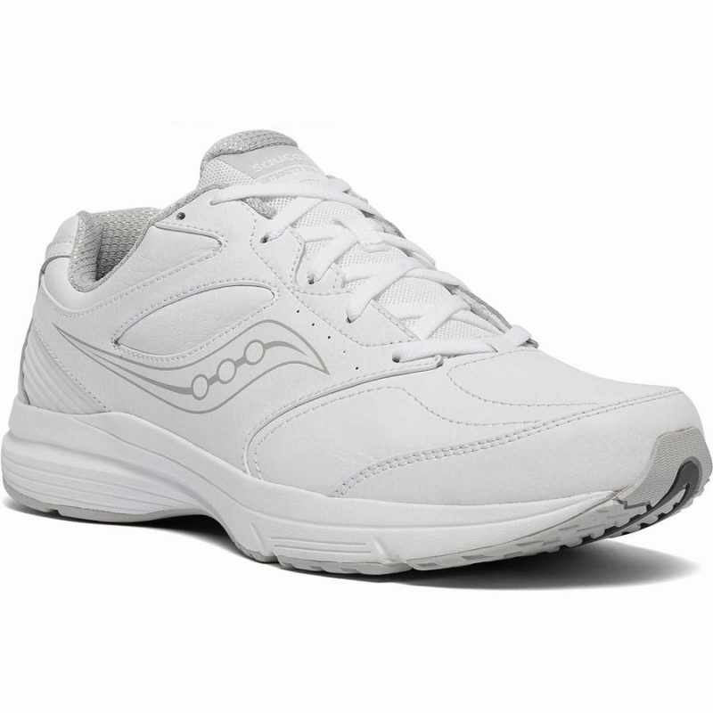 Men's Saucony Integrity Walker 3 Walking Shoes White | Australia S93864-P60