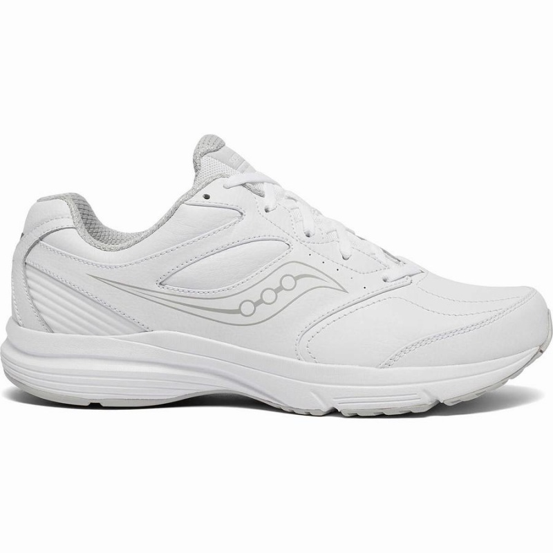 Men\'s Saucony Integrity Walker 3 Walking Shoes White | Australia S93864-P60