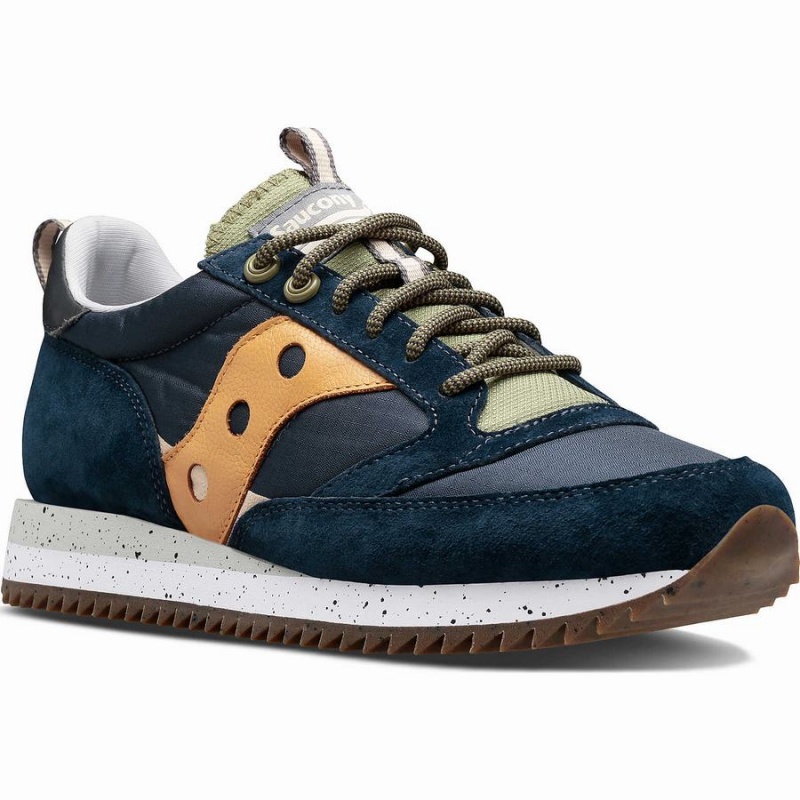 Men's Saucony Jazz 81 Peak Premium Sneakers Navy | Australia S14785-L46